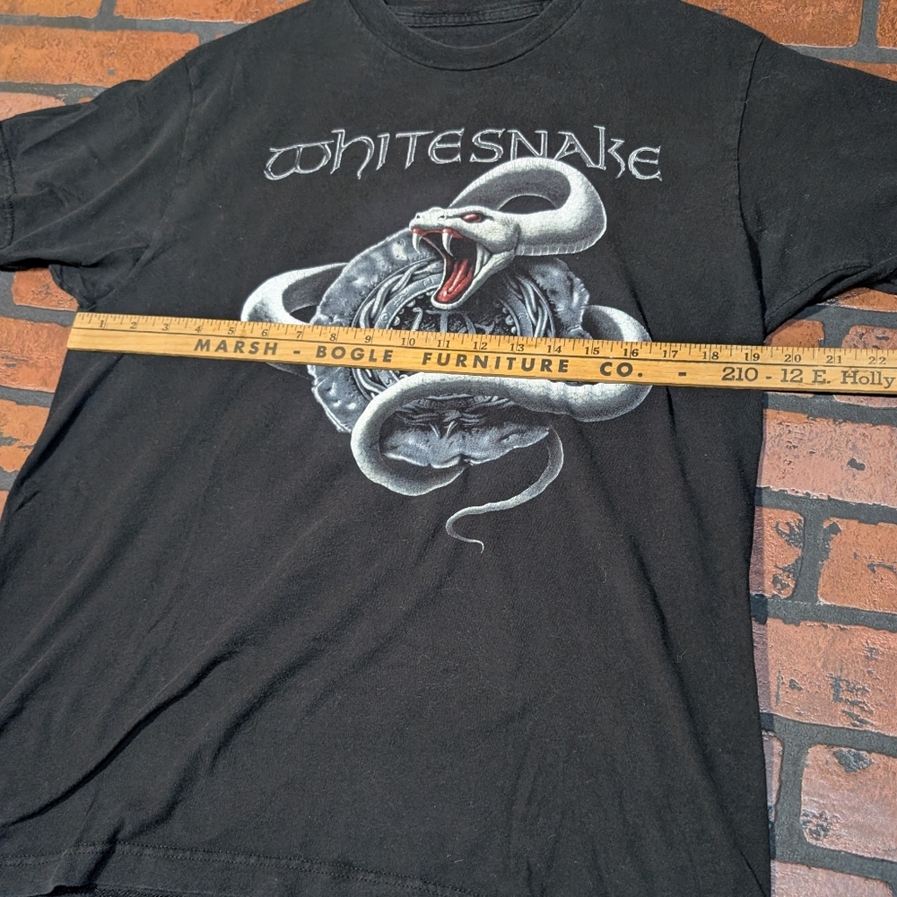 White‎ Snake Vintage Tour T-Shirt Men's M Graphic Band Tee - Picture 6 of 7